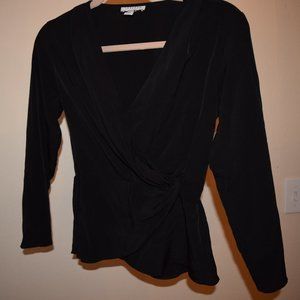Topshop Black Blouse